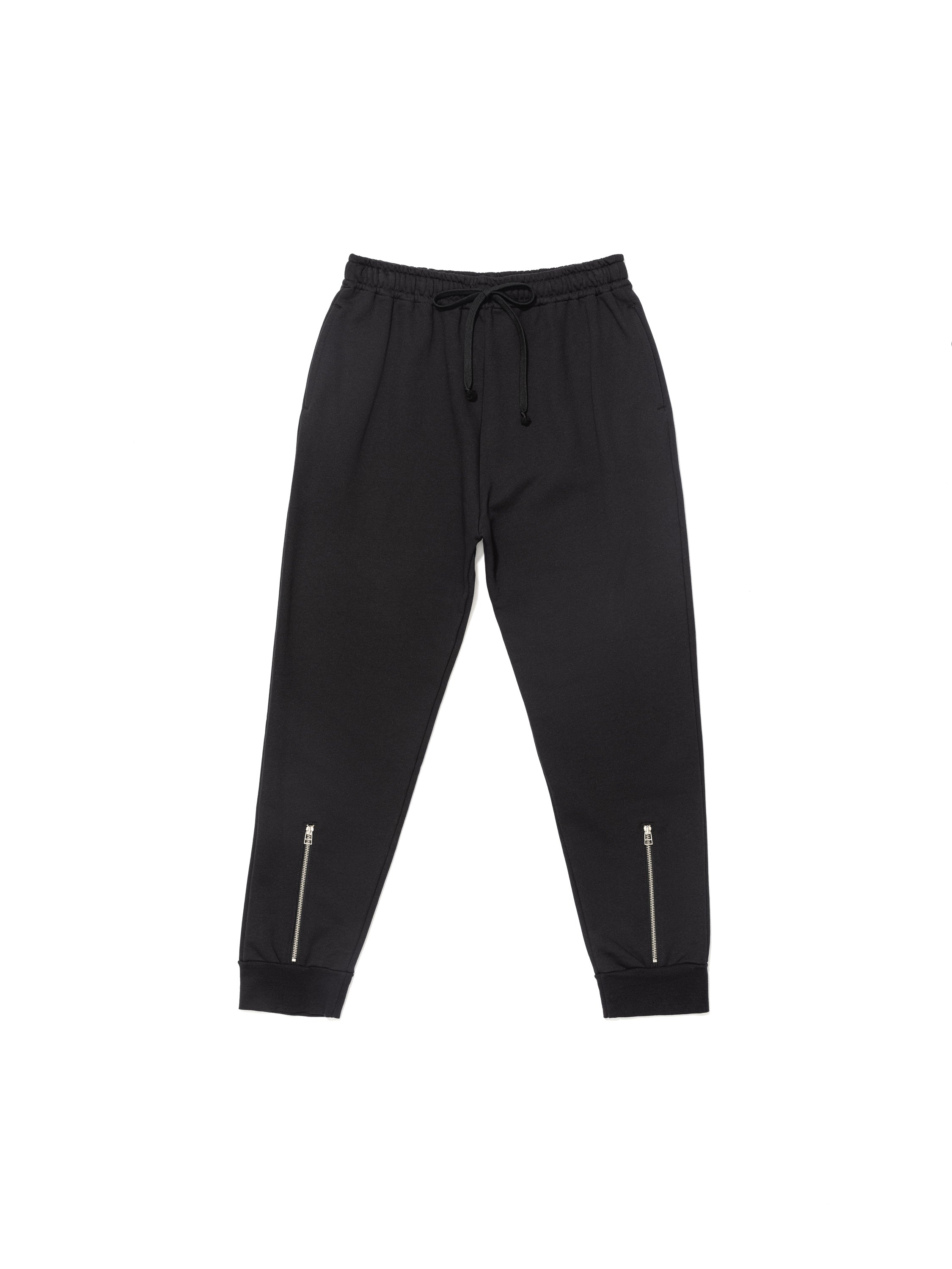 ZIPPER SWEATPANTS_black (-70%)