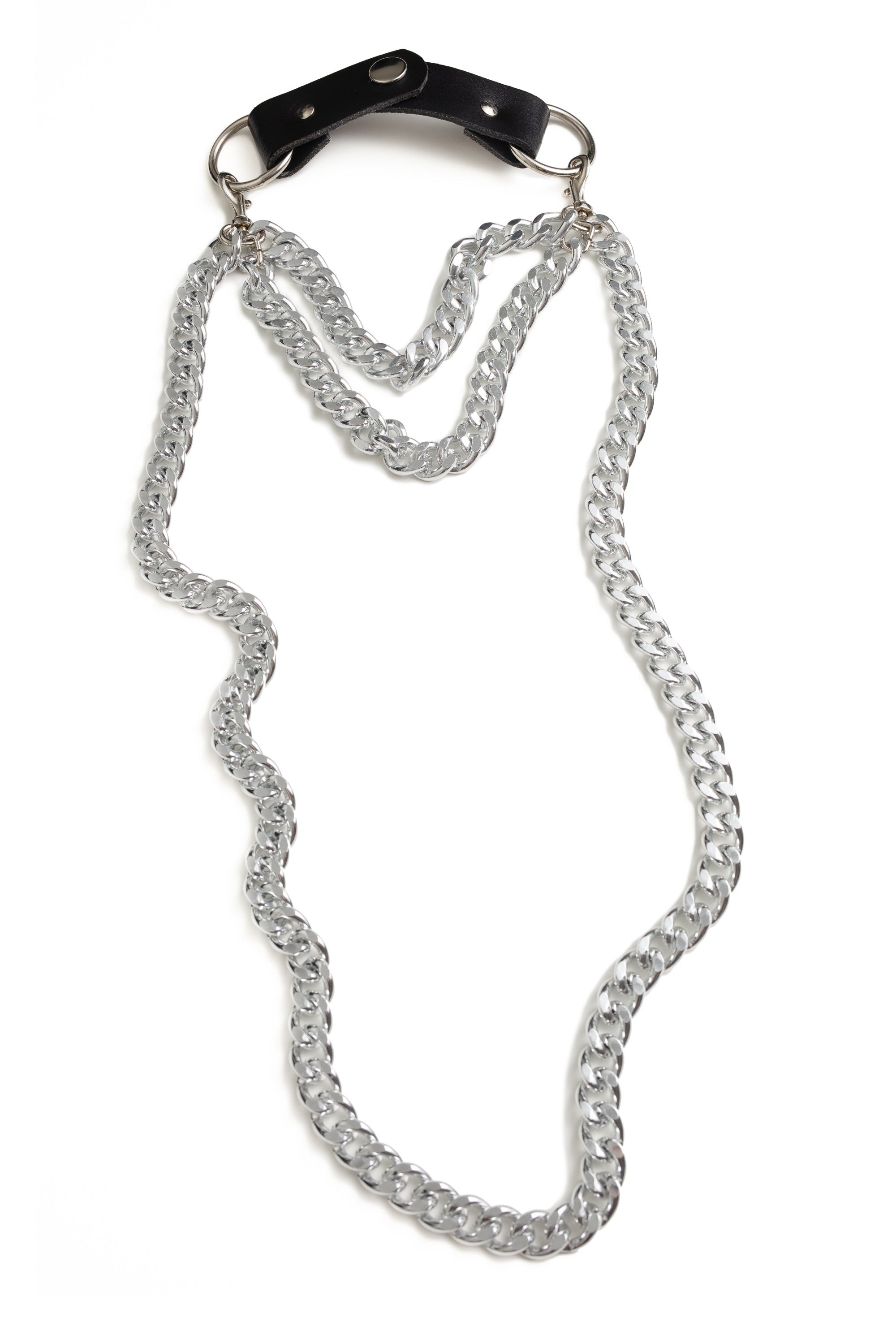Mirkka Metsola Sustainable Buckled Long Leather Choker