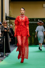LACE PANTS_red