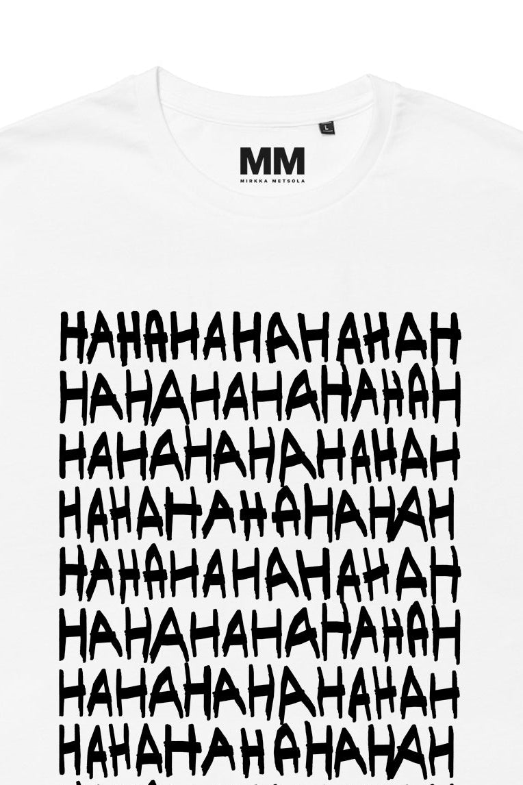 HAHA T-SHIRT_white-black