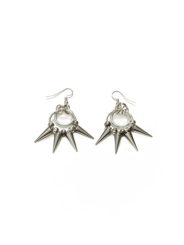 Spike earrings_Silver