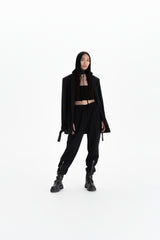 ZIPPER SWEATPANTS_black (-70%)
