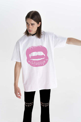 MEAL T-Shirt_pink lips (-30%)