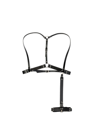 ORBIT LEATHER HARNESS [with GARTER]